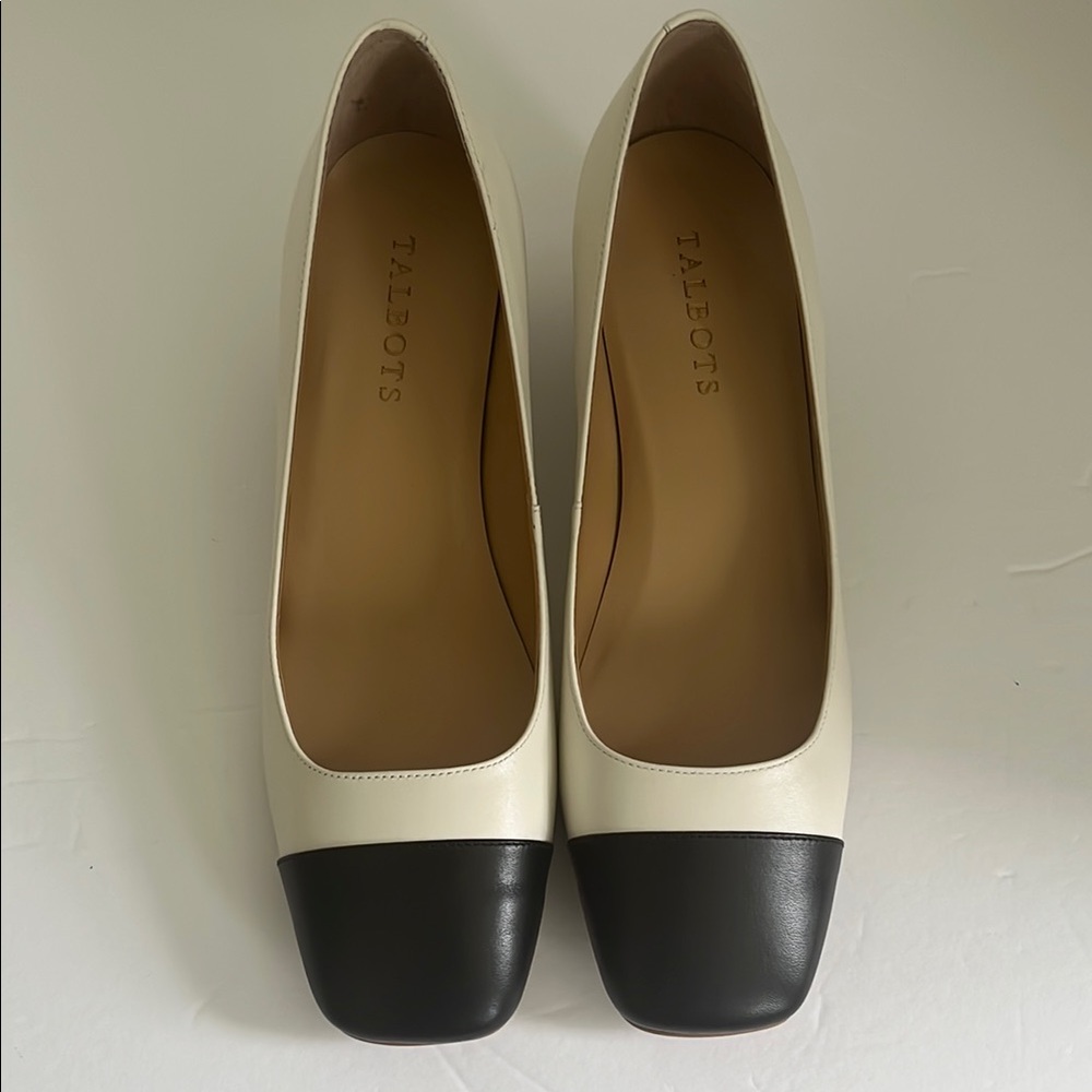 Talbots Black and White heeled Shoes